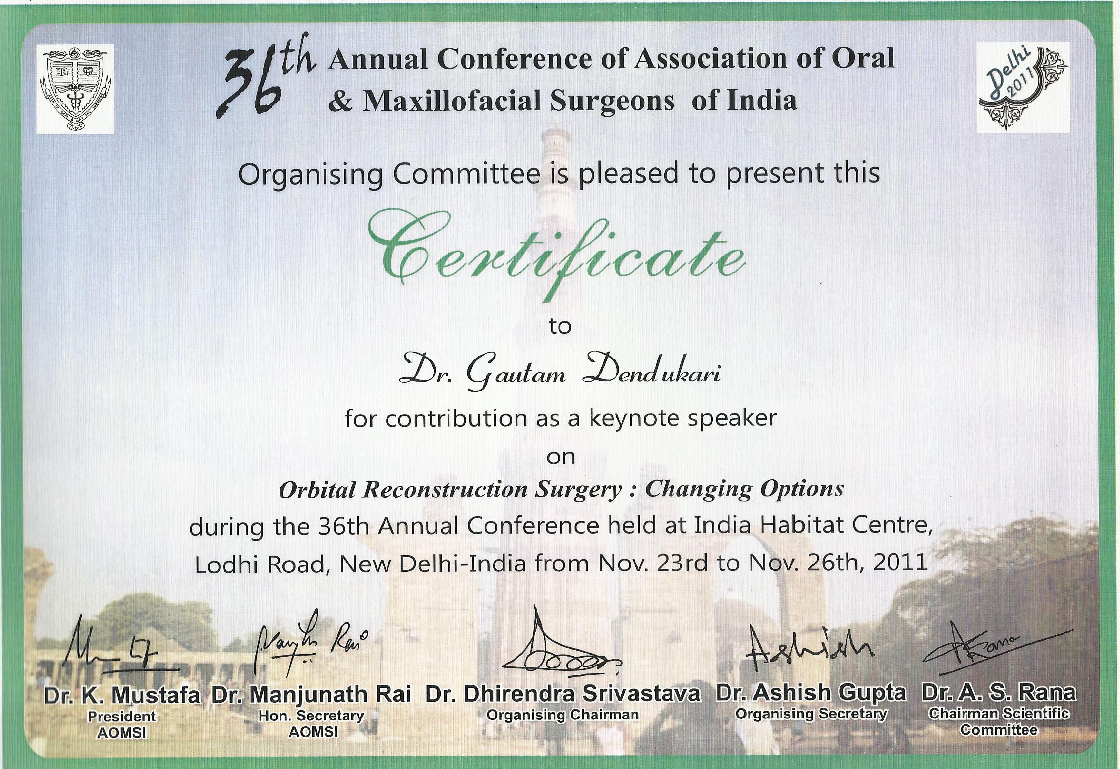 OMFS Conference Faculty